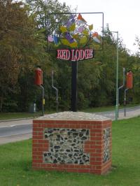 The Red Lodge Village Sign